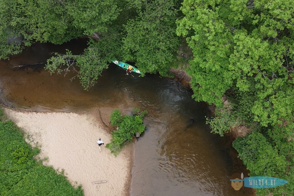 Спавы на байдарках по реке Ислочь